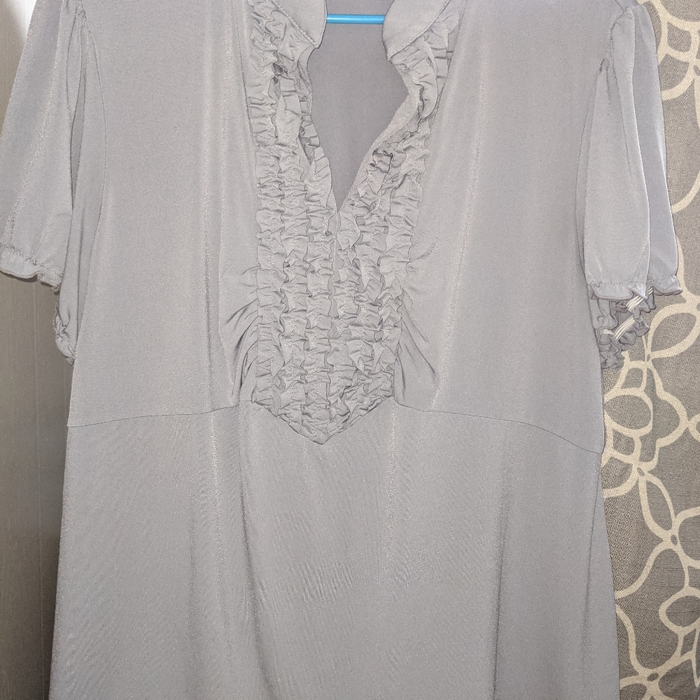 Women's Grey Blouse made by Style & Co.